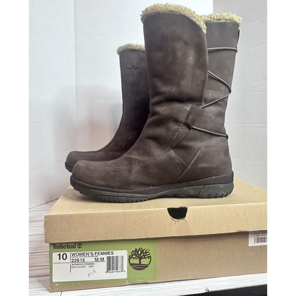❣️SOLD❣️Sherpa Lined Timberland Boots Brown Women’s Size 10 Waterproof